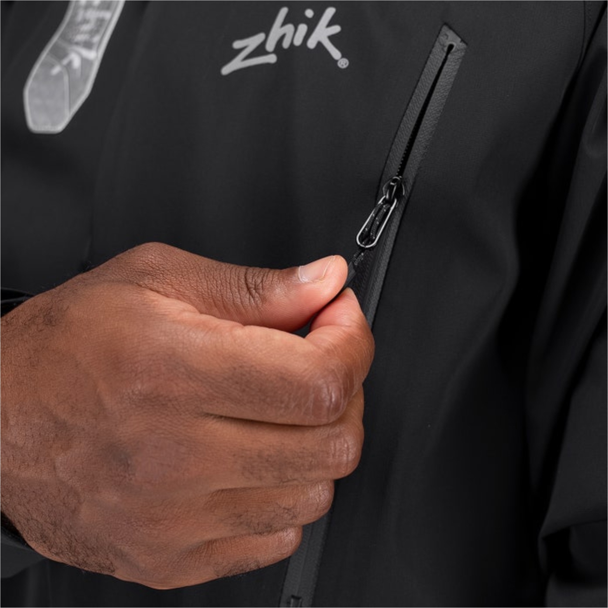 2026 Zhik Mens OFS700 Offshore Sailing Jacket JKT-0700 - Black